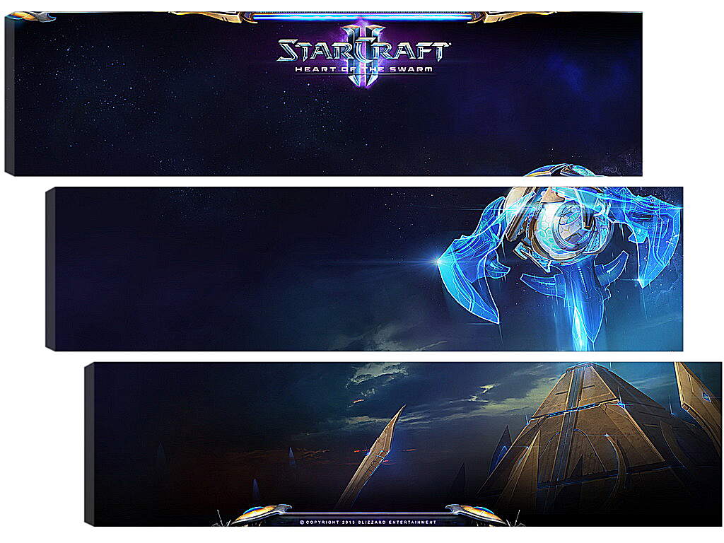 Модульная картина - StarCraft II: Heart Of The Swarm
