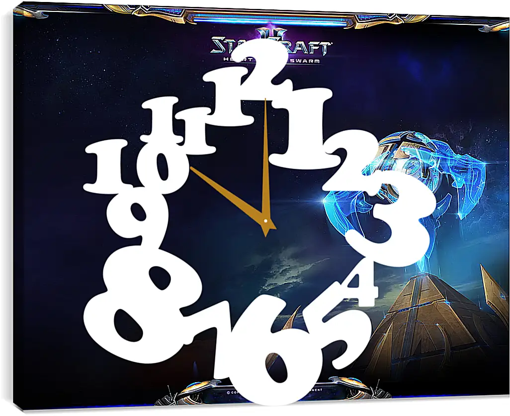 Часы картина - StarCraft II: Heart Of The Swarm