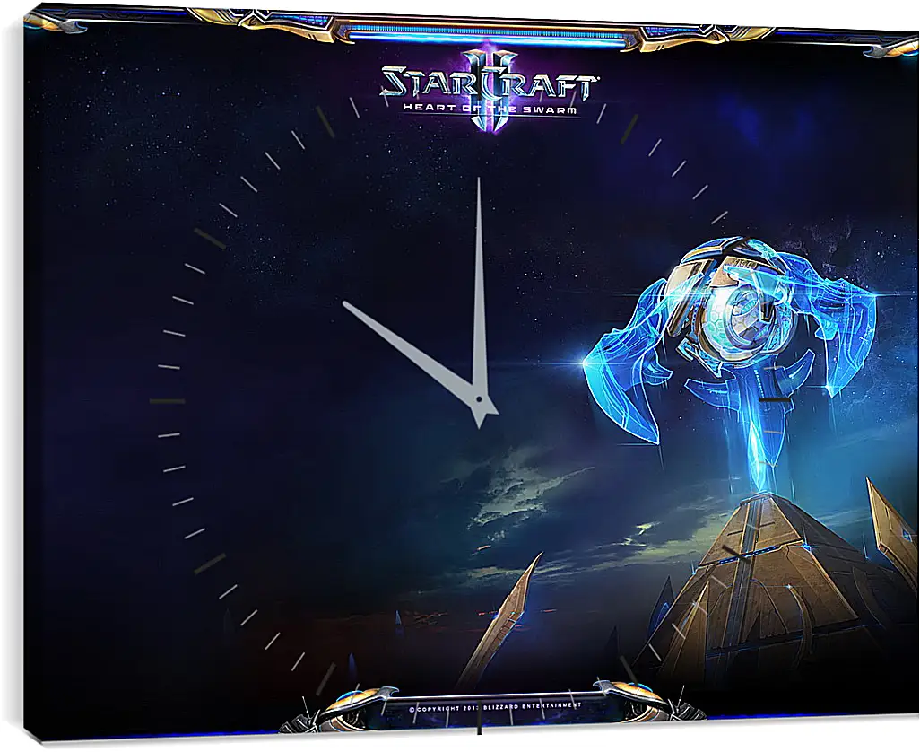 Часы картина - StarCraft II: Heart Of The Swarm