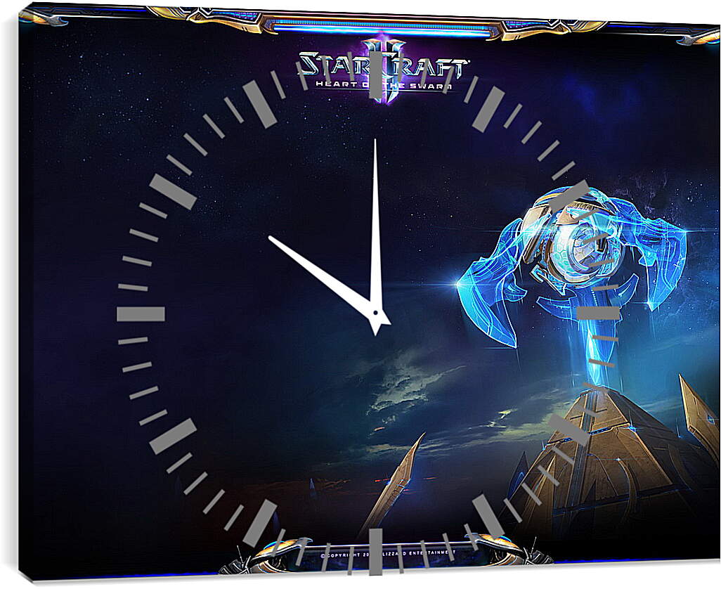 Часы картина - StarCraft II: Heart Of The Swarm