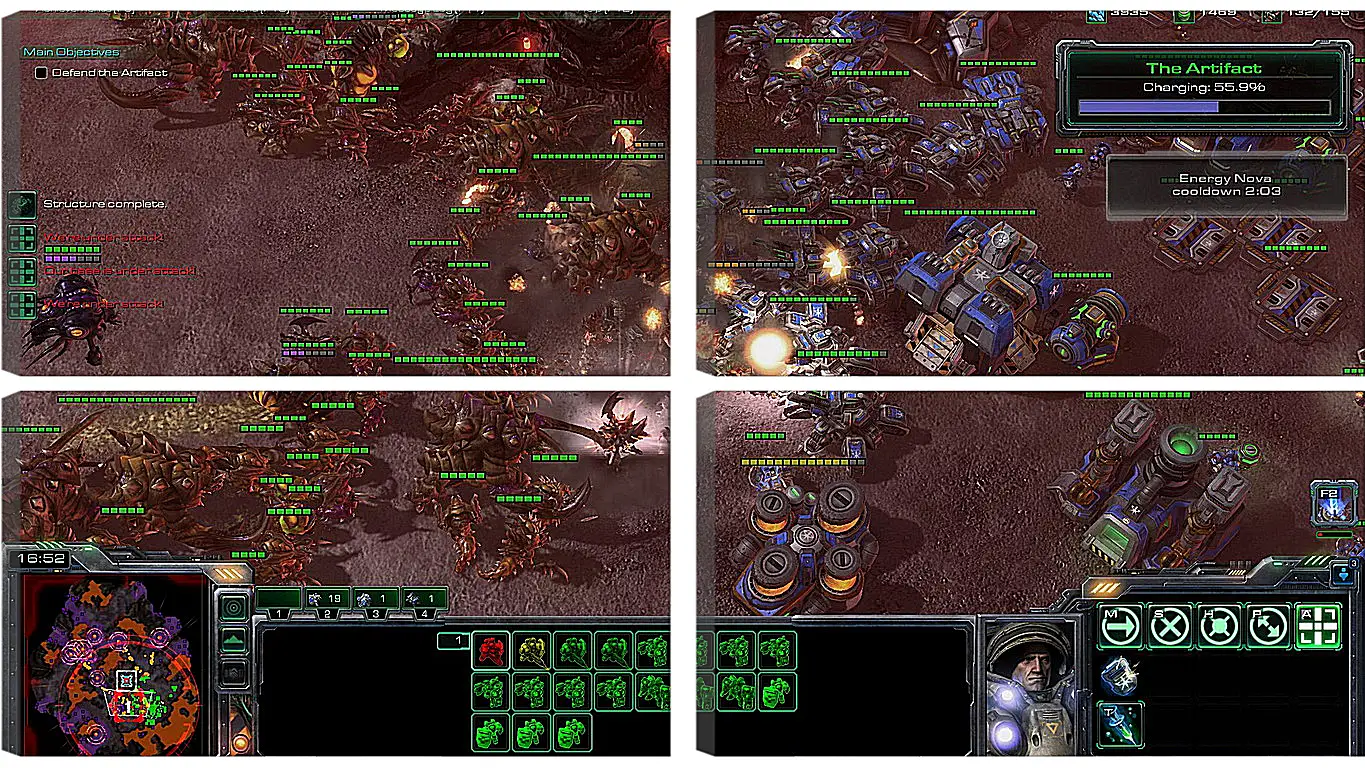 Модульная картина - StarCraft II: Heart Of The Swarm