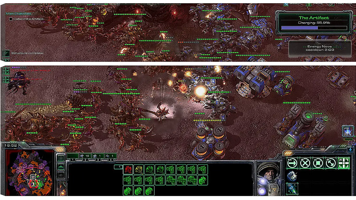 Модульная картина - StarCraft II: Heart Of The Swarm