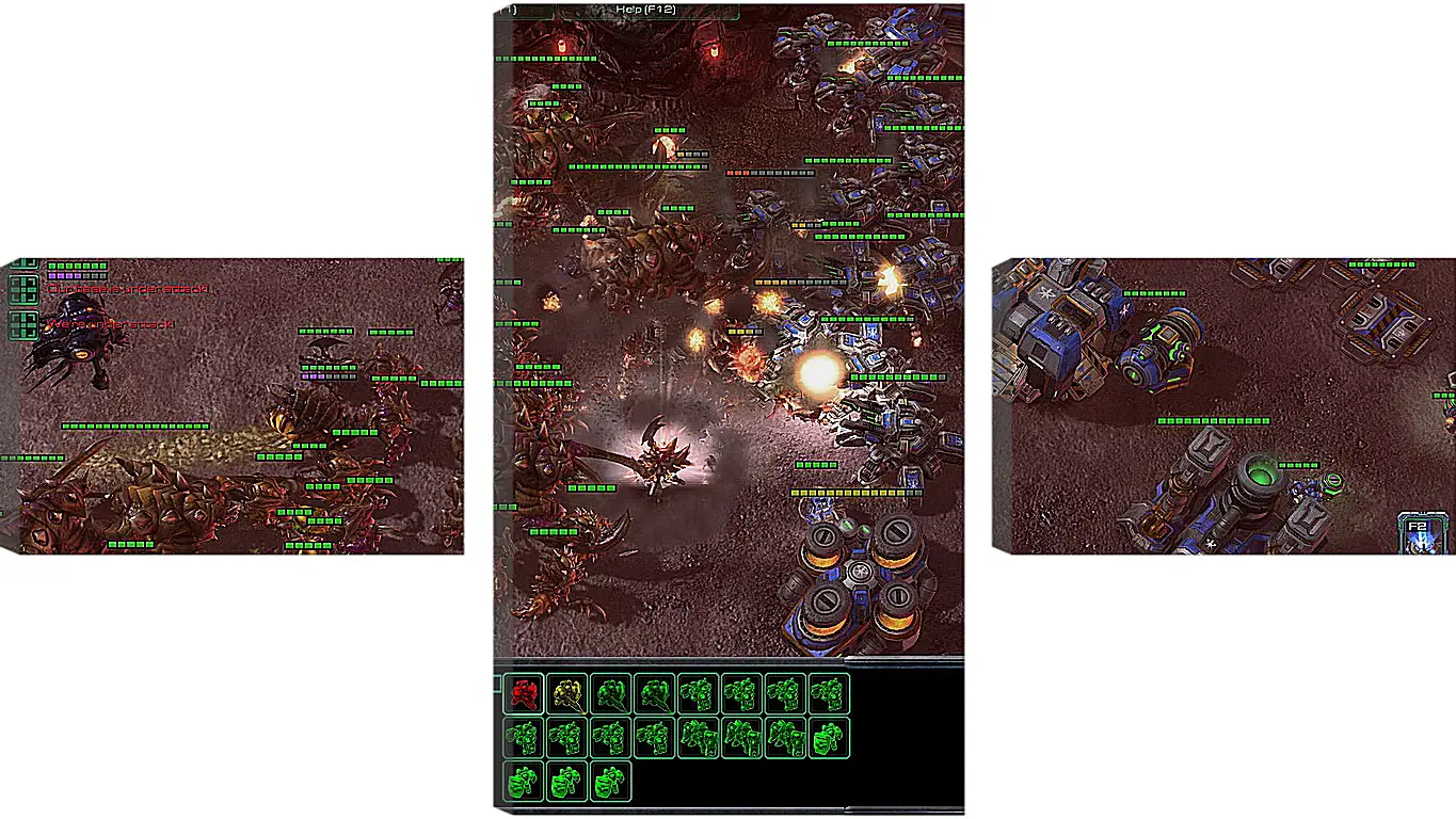 Модульная картина - StarCraft II: Heart Of The Swarm