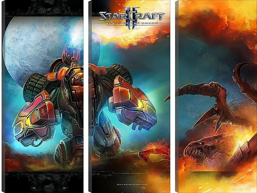 Модульная картина - StarCraft II: Heart Of The Swarm