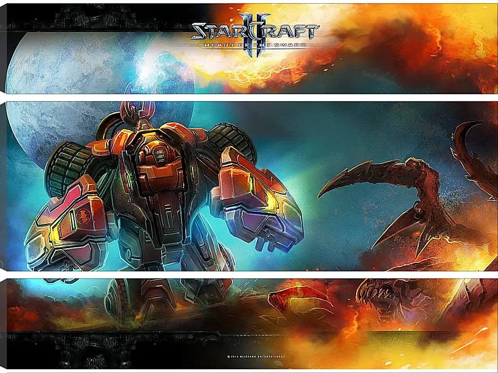 Модульная картина - StarCraft II: Heart Of The Swarm