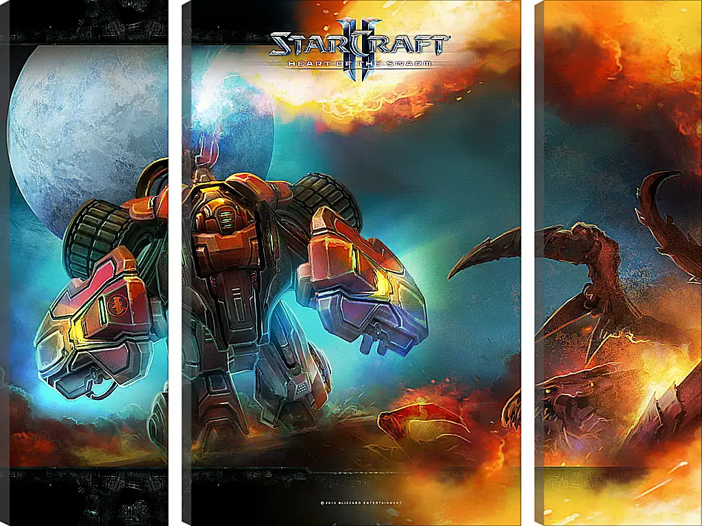 Модульная картина - StarCraft II: Heart Of The Swarm