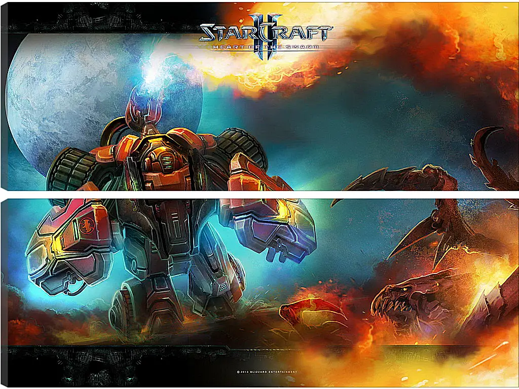 Модульная картина - StarCraft II: Heart Of The Swarm