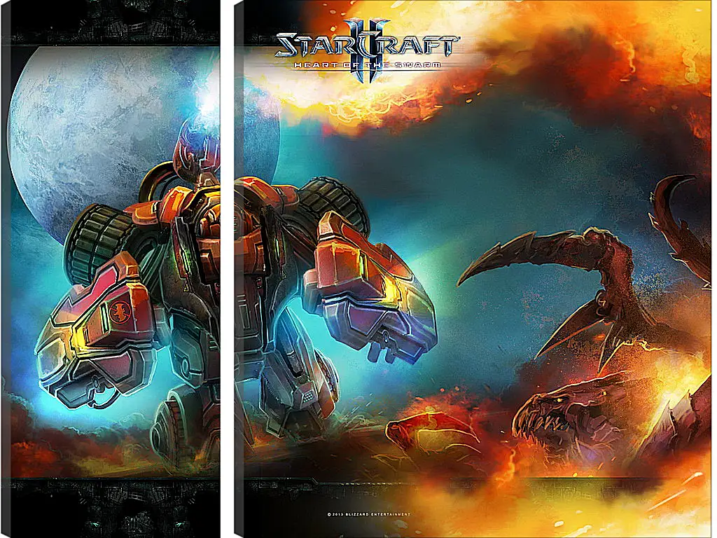 Модульная картина - StarCraft II: Heart Of The Swarm