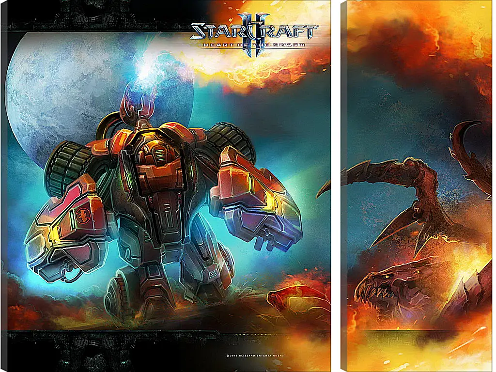 Модульная картина - StarCraft II: Heart Of The Swarm