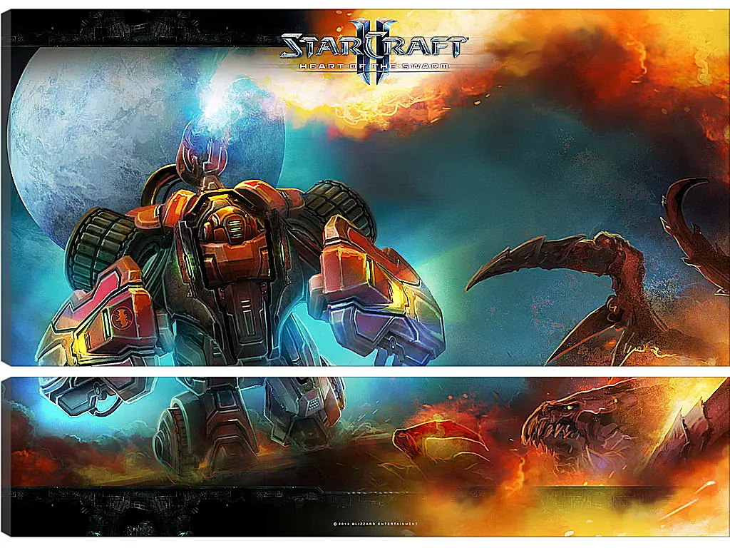 Модульная картина - StarCraft II: Heart Of The Swarm