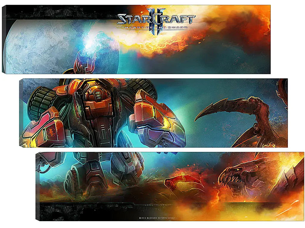 Модульная картина - StarCraft II: Heart Of The Swarm