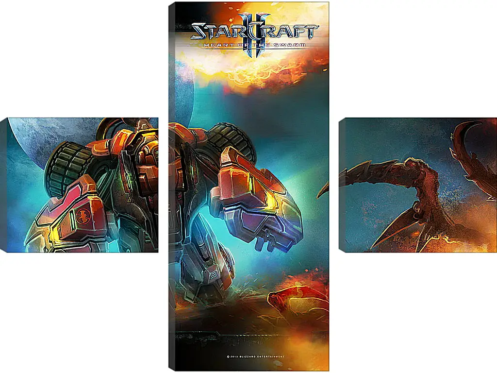 Модульная картина - StarCraft II: Heart Of The Swarm