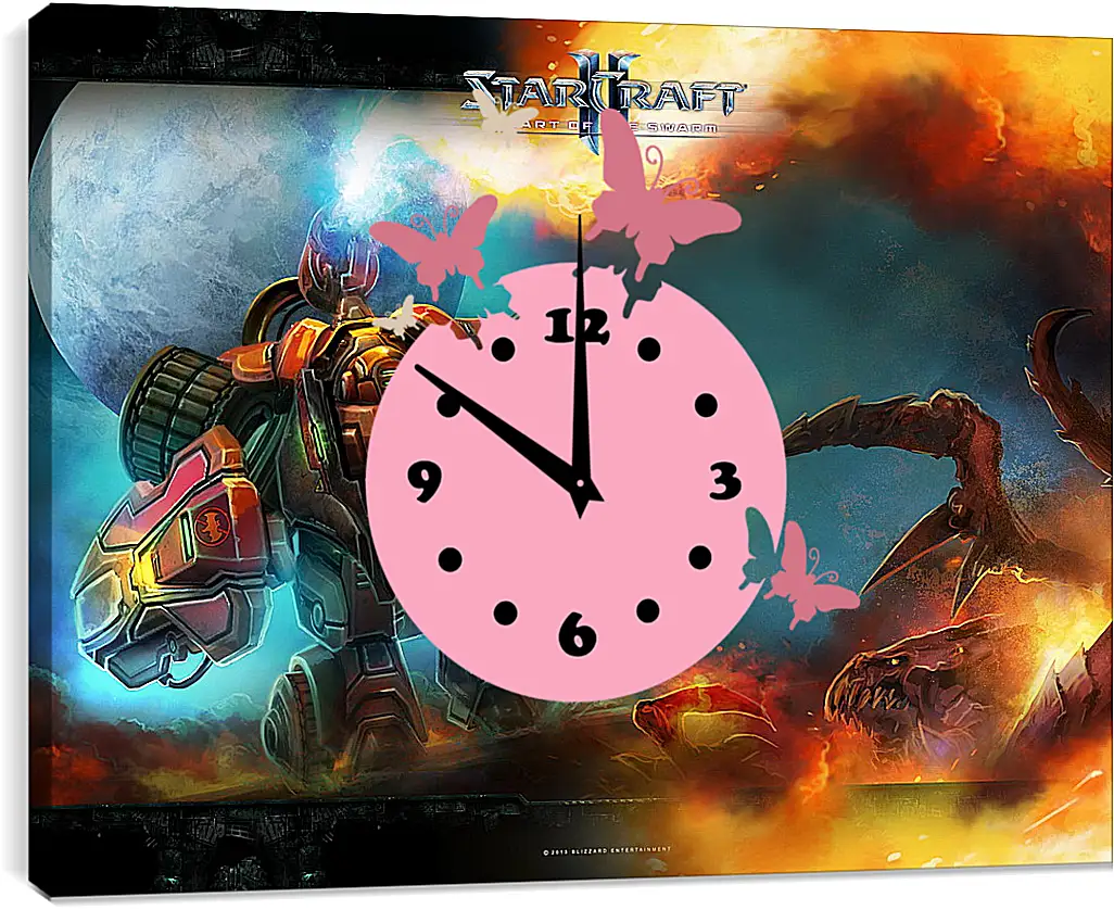 Часы картина - StarCraft II: Heart Of The Swarm