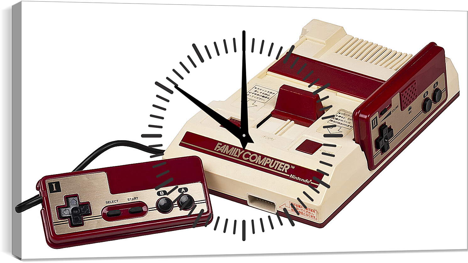 Часы картина - NES
