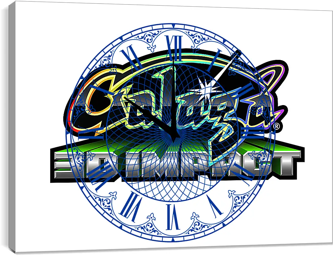 Часы картина - Galaga
