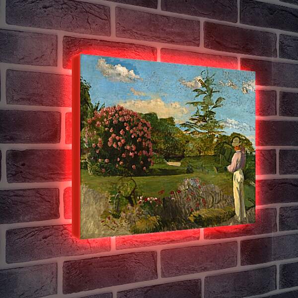 Лайтбокс световая панель - Маленький садовник. Жан Фредерик Базиль