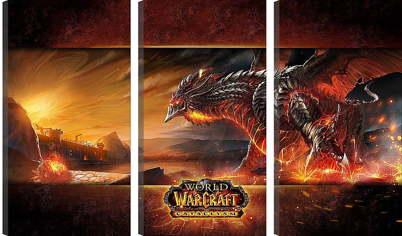 Модульная картина - World Of Warcraft: Cataclysm