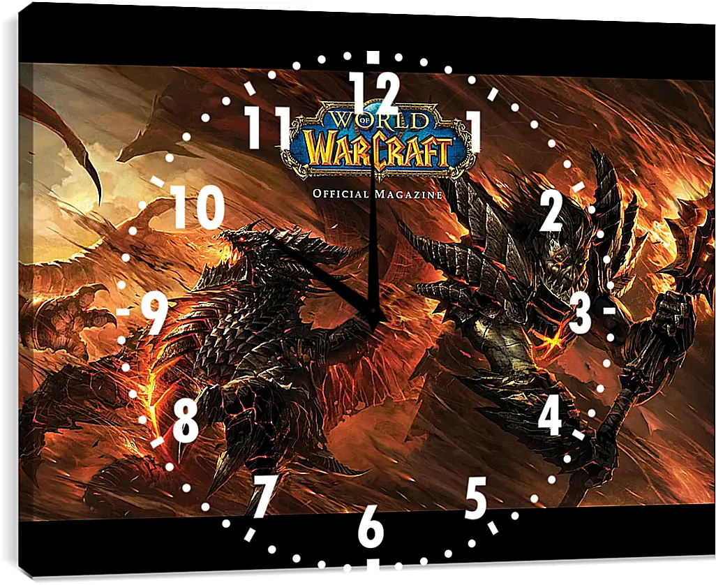 Часы картина - World Of Warcraft