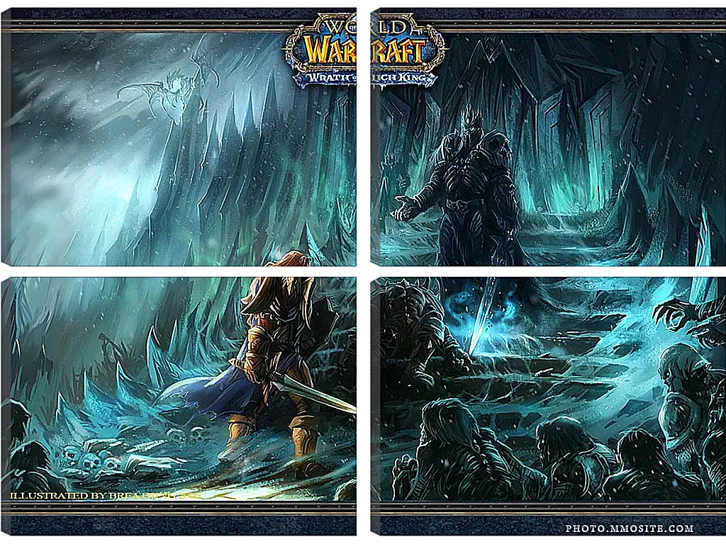 Модульная картина - World Of Warcraft: Wrath Of The Lich King