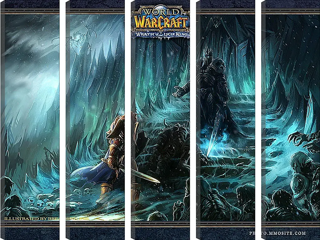 Модульная картина - World Of Warcraft: Wrath Of The Lich King