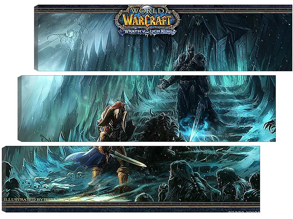 Модульная картина - World Of Warcraft: Wrath Of The Lich King