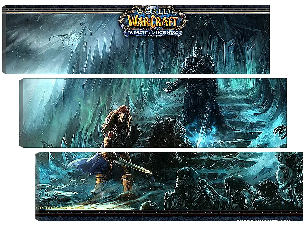 Модульная картина - World Of Warcraft: Wrath Of The Lich King