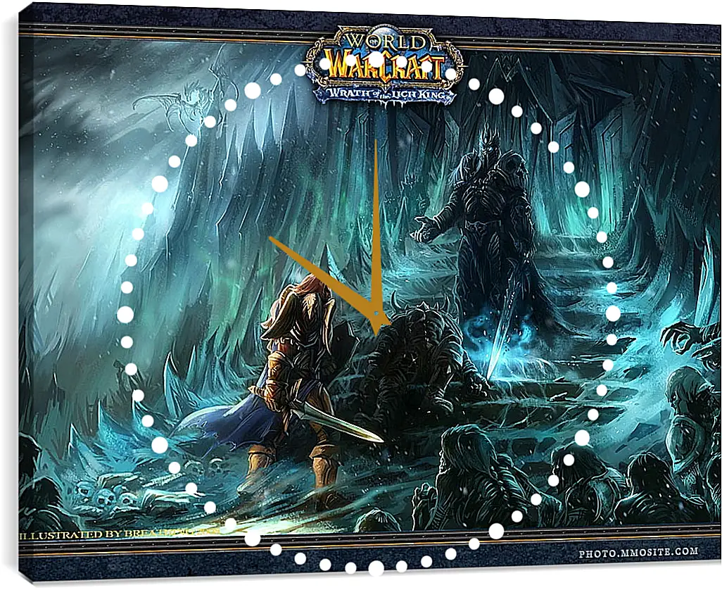 Часы картина - World Of Warcraft: Wrath Of The Lich King