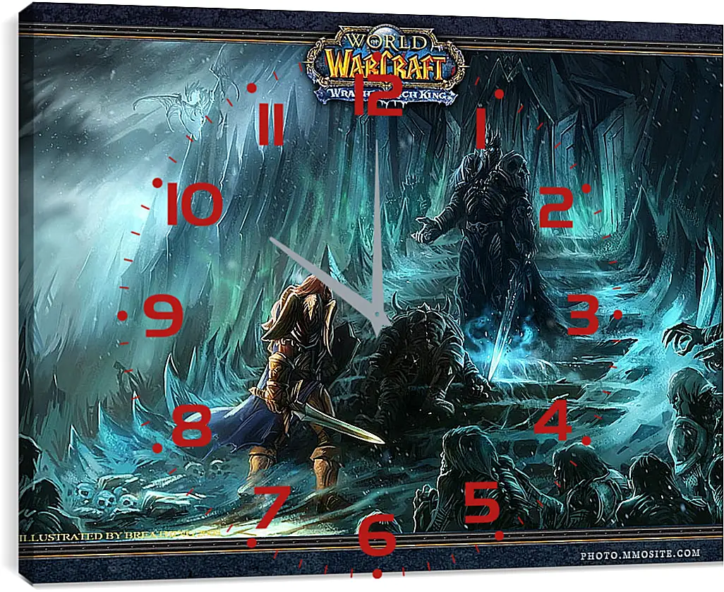 Часы картина - World Of Warcraft: Wrath Of The Lich King