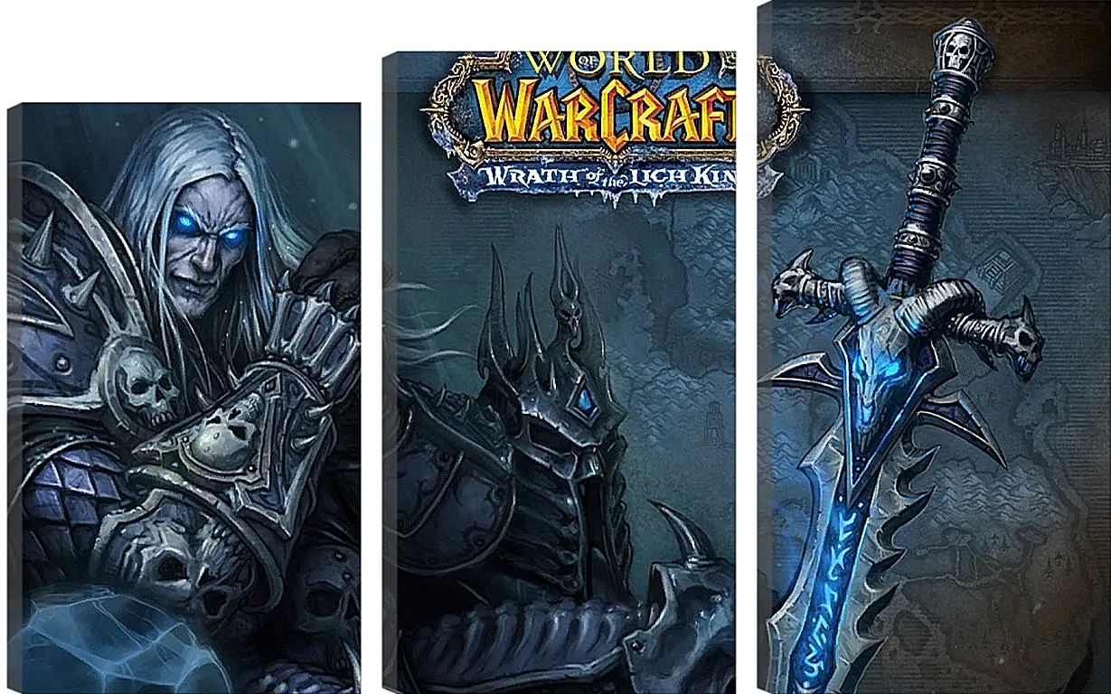 Модульная картина - World Of Warcraft: Wrath Of The Lich King