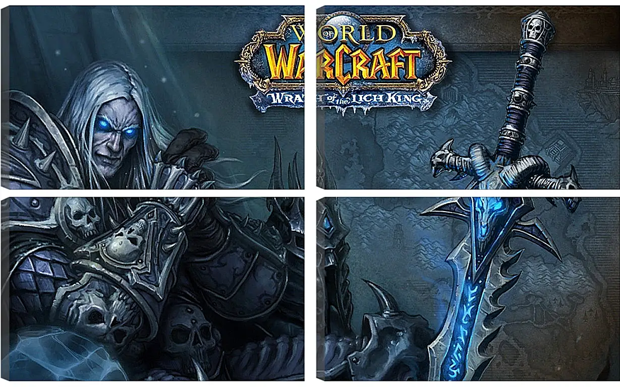 Модульная картина - World Of Warcraft: Wrath Of The Lich King