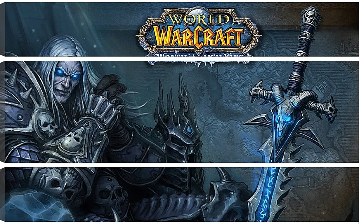 Модульная картина - World Of Warcraft: Wrath Of The Lich King