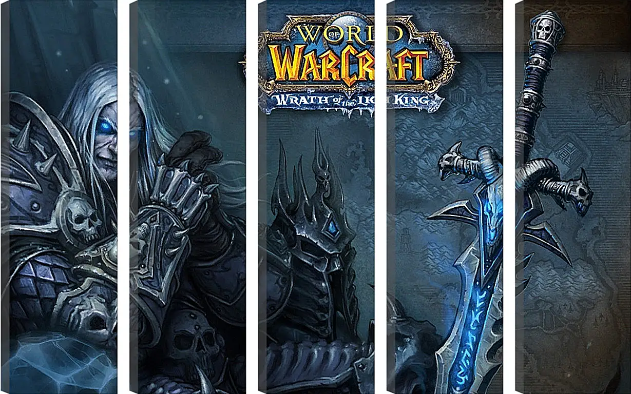 Модульная картина - World Of Warcraft: Wrath Of The Lich King