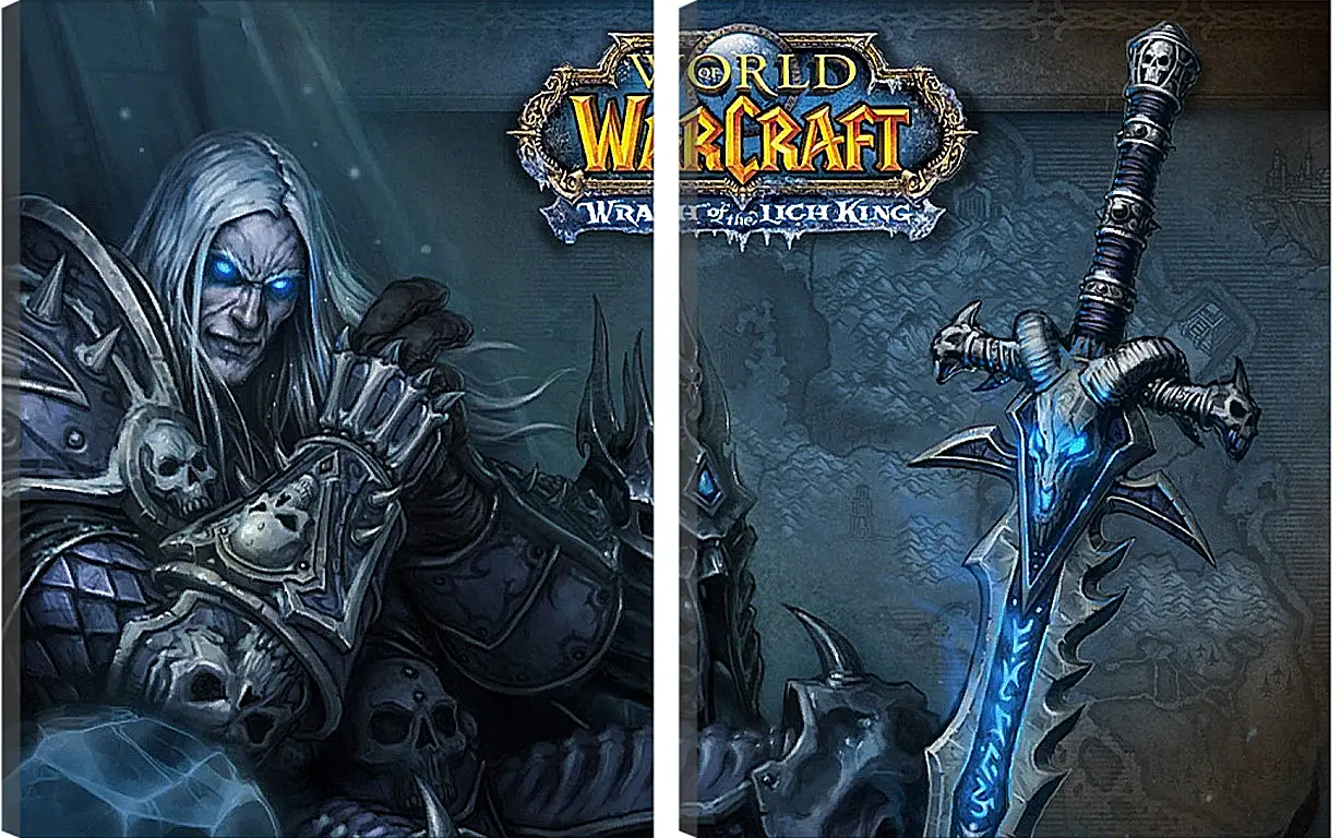 Модульная картина - World Of Warcraft: Wrath Of The Lich King