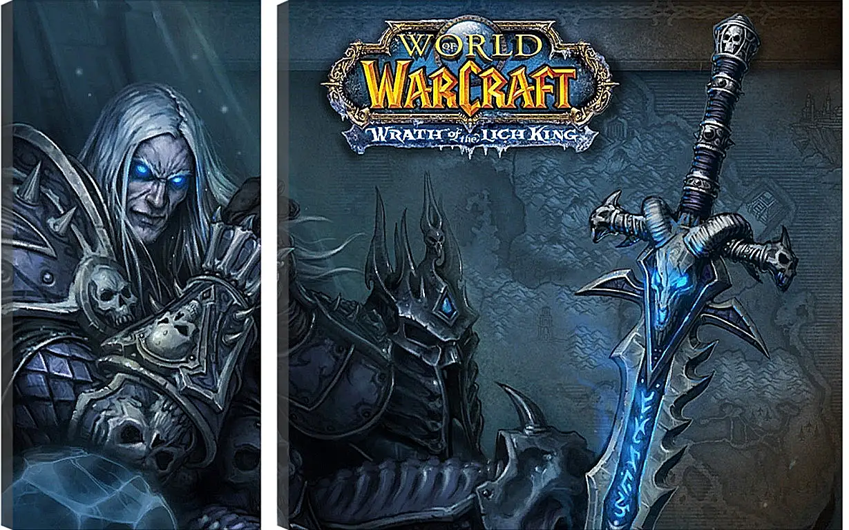 Модульная картина - World Of Warcraft: Wrath Of The Lich King