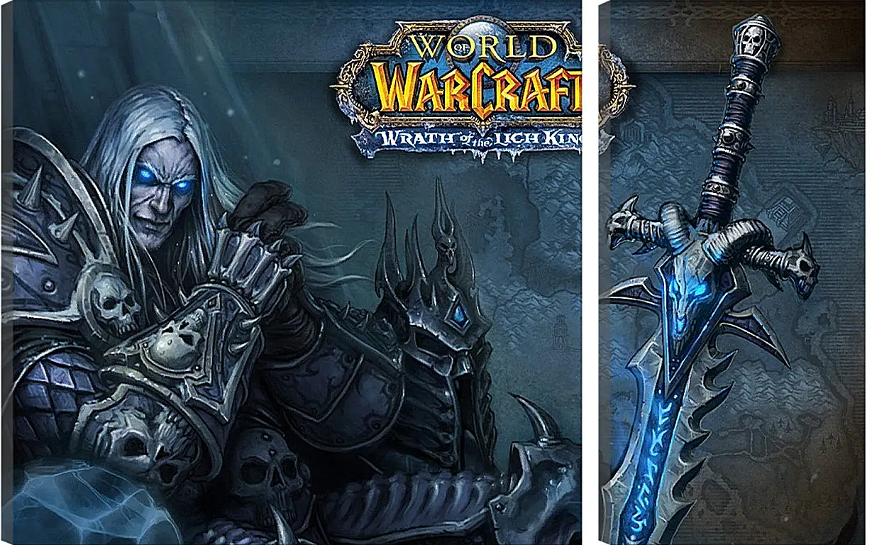 Модульная картина - World Of Warcraft: Wrath Of The Lich King