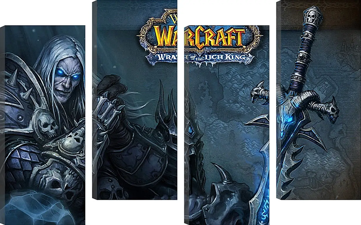 Модульная картина - World Of Warcraft: Wrath Of The Lich King