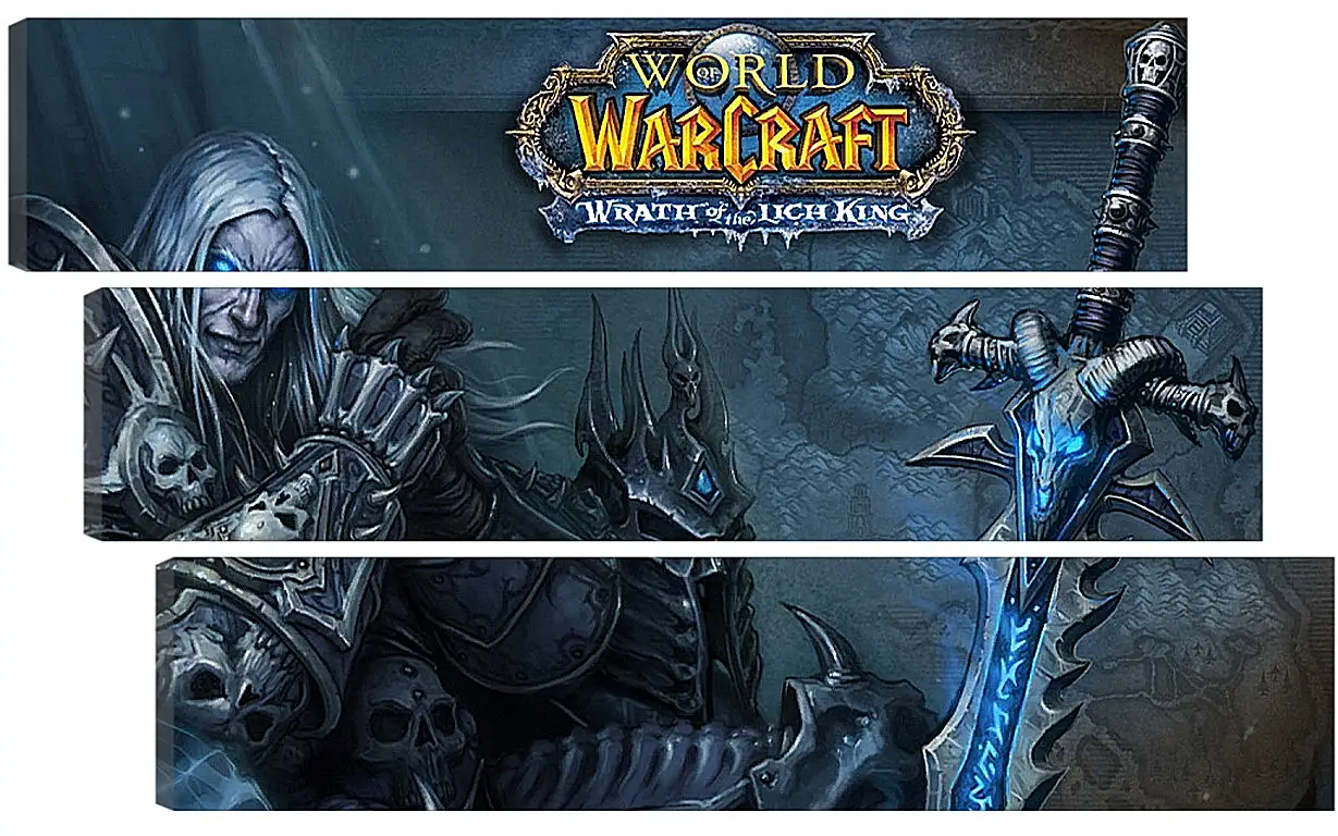 Модульная картина - World Of Warcraft: Wrath Of The Lich King