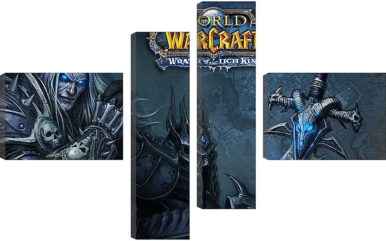 Модульная картина - World Of Warcraft: Wrath Of The Lich King