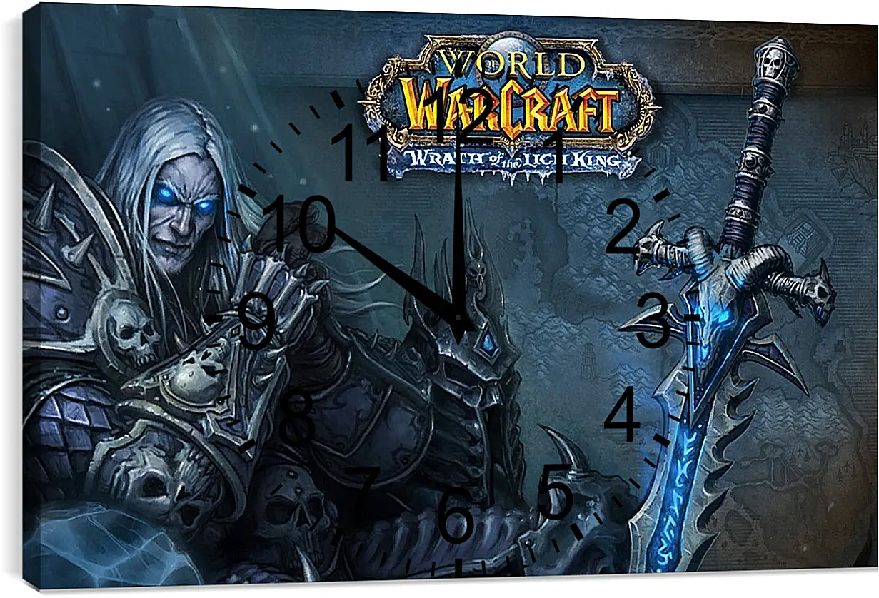 Часы картина - World Of Warcraft: Wrath Of The Lich King