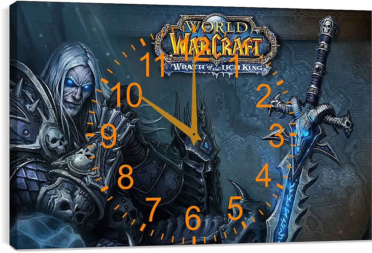 Часы картина - World Of Warcraft: Wrath Of The Lich King