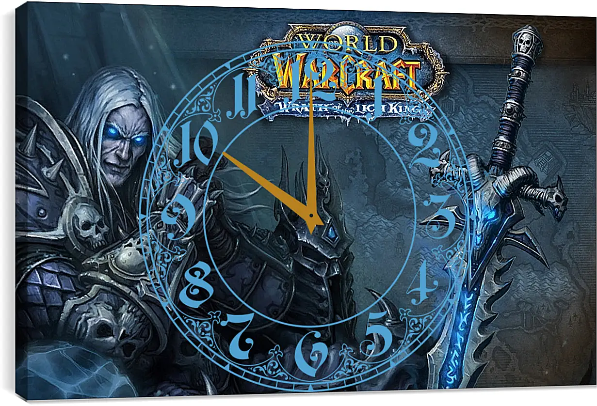 Часы картина - World Of Warcraft: Wrath Of The Lich King