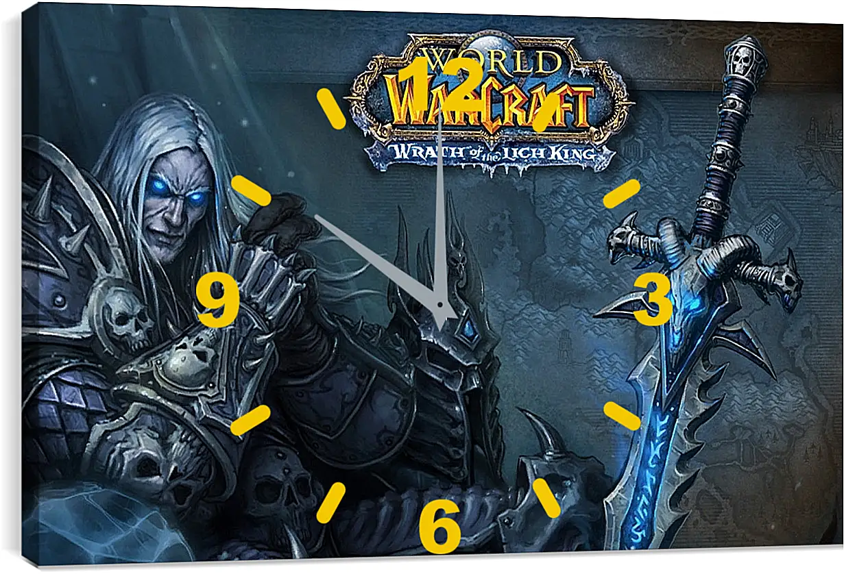 Часы картина - World Of Warcraft: Wrath Of The Lich King