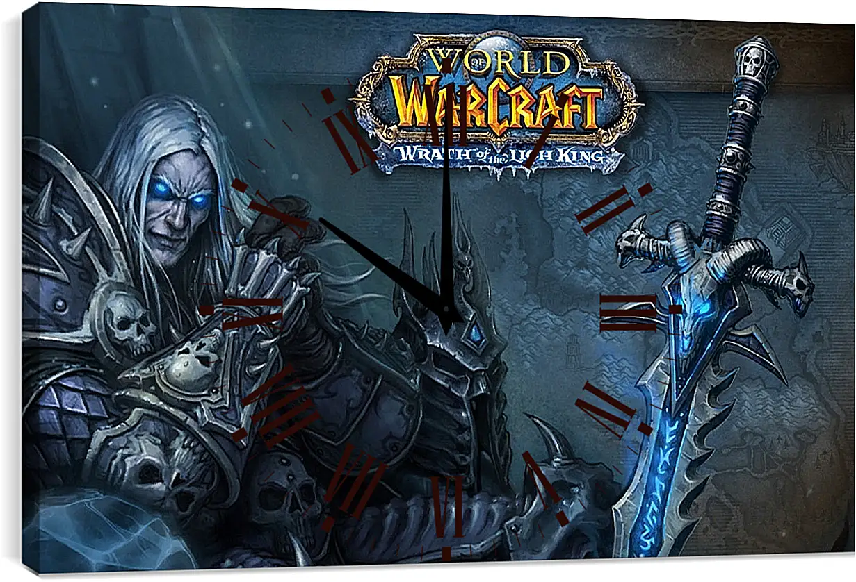 Часы картина - World Of Warcraft: Wrath Of The Lich King