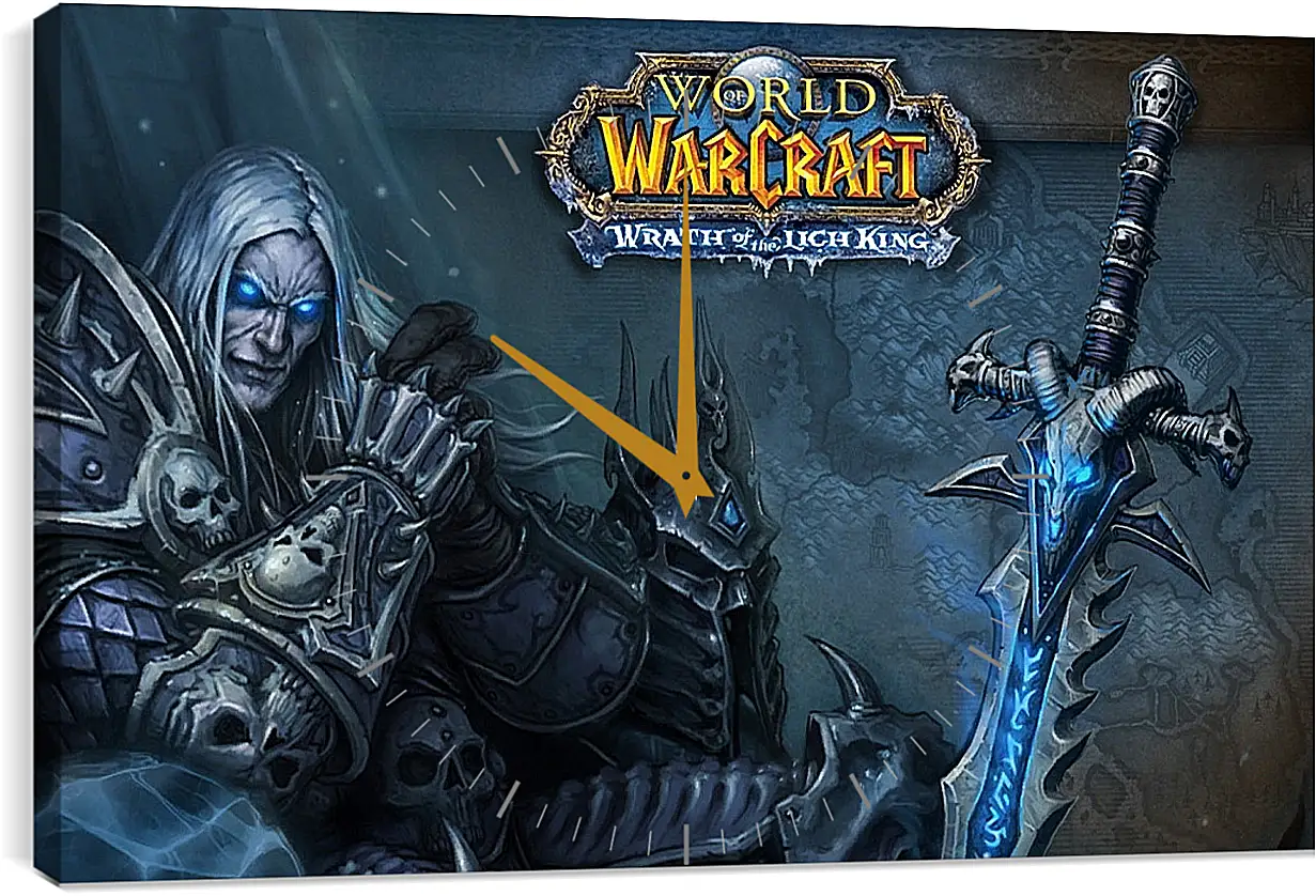 Часы картина - World Of Warcraft: Wrath Of The Lich King