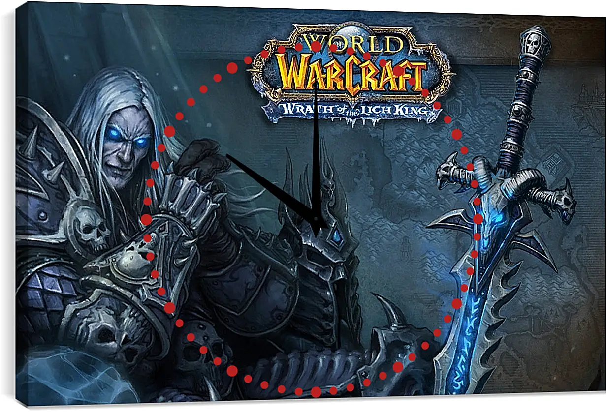 Часы картина - World Of Warcraft: Wrath Of The Lich King