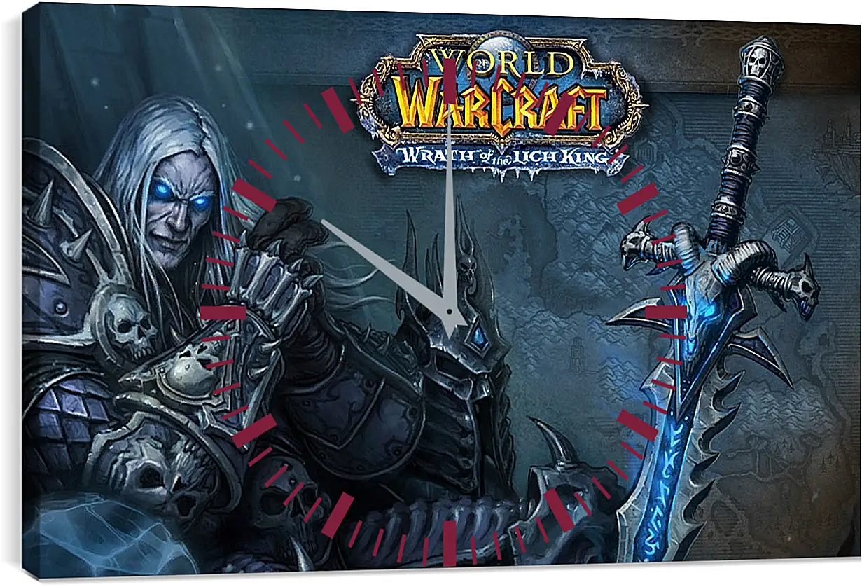 Часы картина - World Of Warcraft: Wrath Of The Lich King