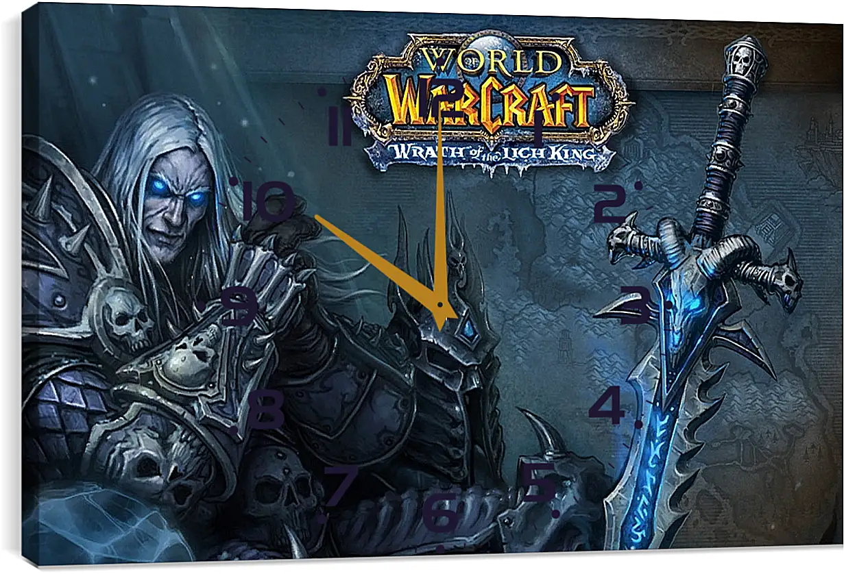 Часы картина - World Of Warcraft: Wrath Of The Lich King