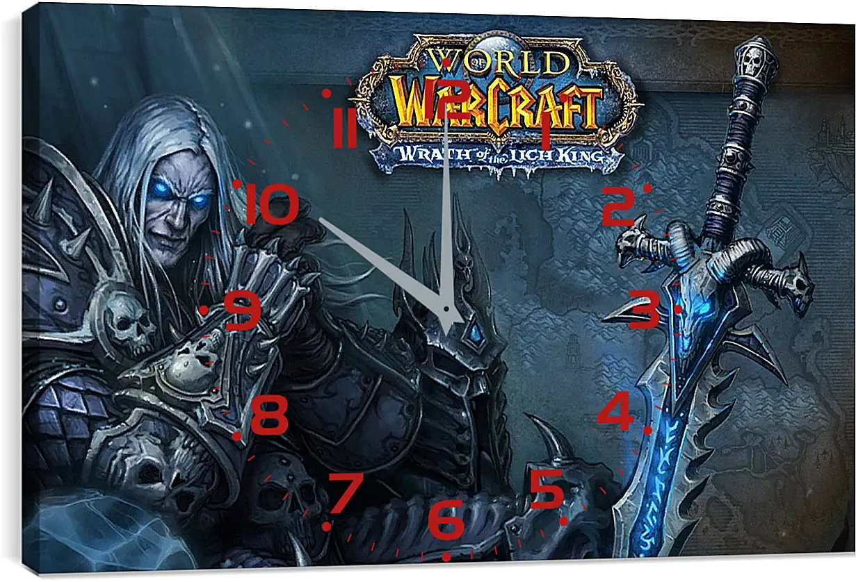 Часы картина - World Of Warcraft: Wrath Of The Lich King