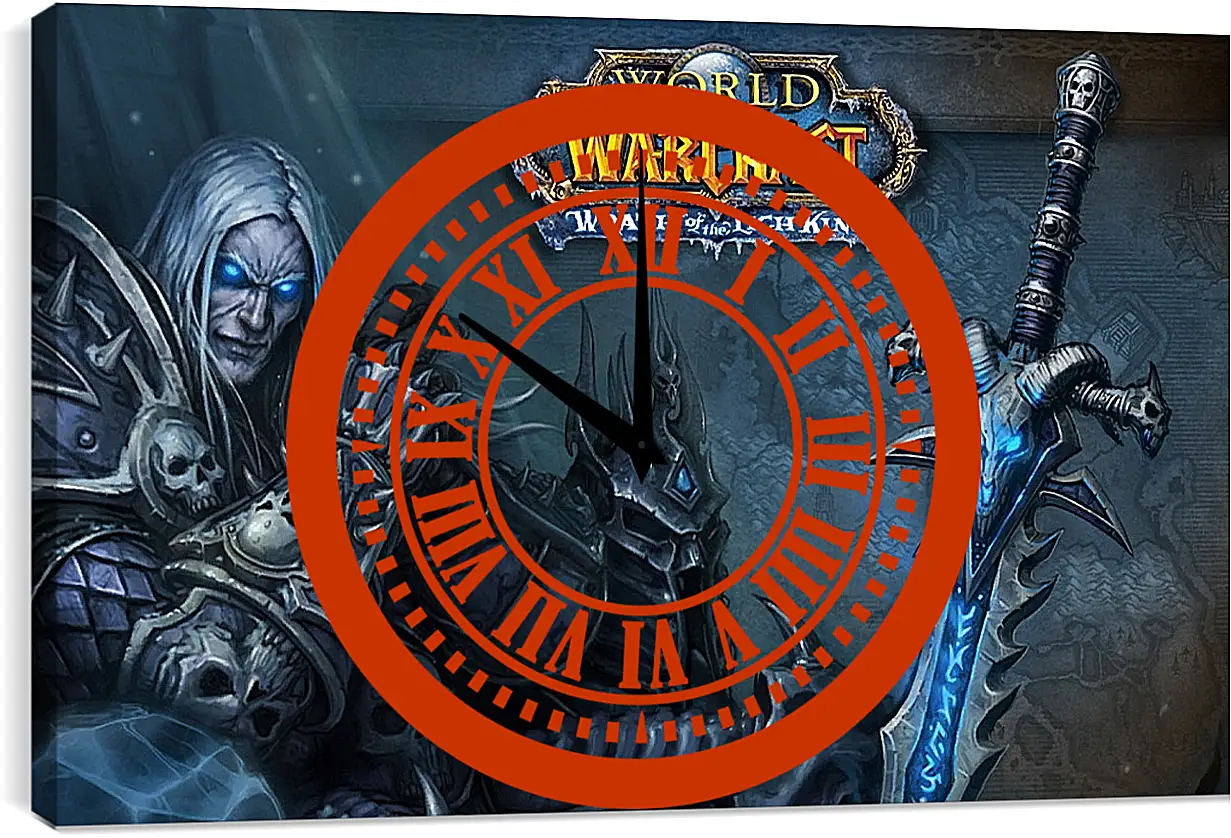 Часы картина - World Of Warcraft: Wrath Of The Lich King