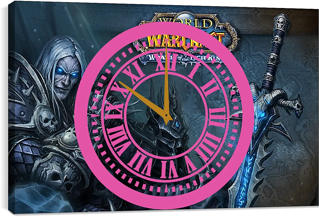 Часы картина - World Of Warcraft: Wrath Of The Lich King